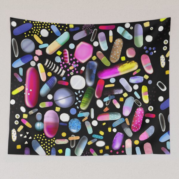 Item preview, Pills tabletten surreal vitamins sweet aesthetics medical student healthcare designed and sold by rupydetequila.