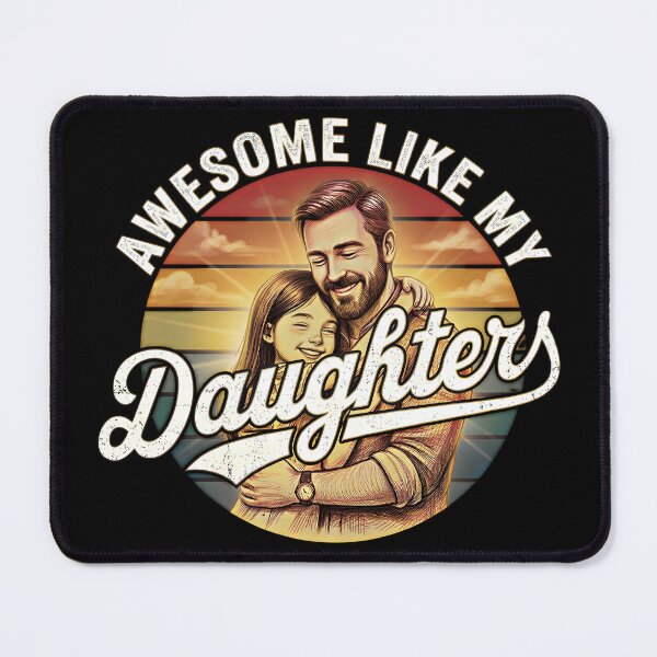 Item preview, Awesome Like My Daughters Funny Vintage Dad Quote Father Day designed and sold by gear-posters.