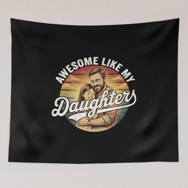 Item preview, Awesome Like My Daughters Funny Vintage Dad Quote Father Day  designed and sold by gear-posters.