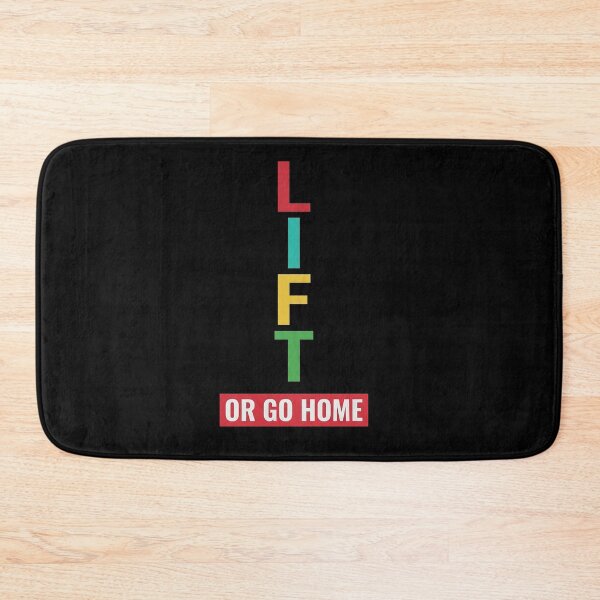 Item preview, Lift Or Go Home - Motivational Gym Quote Minimalist Fitness Design designed and sold by No Excuses .