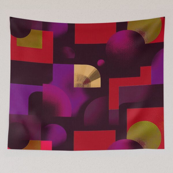 Item preview, Retro Futuristic Geometry designed and sold by joycrysstudio.