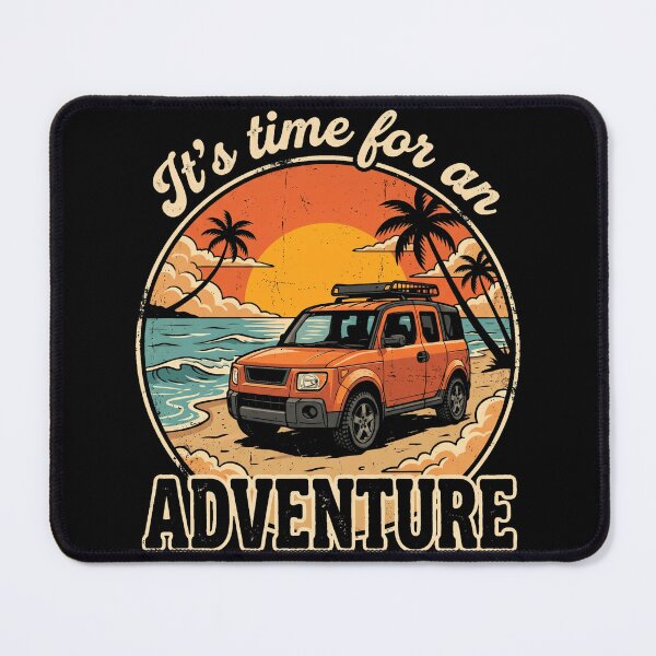 Item preview, Element Orange Retro Sunset Beach Adventure Graphic designed and sold by Off-Road-Zone.