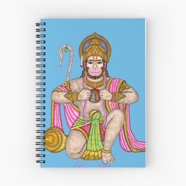 Item preview, Lord Hanuman Artwork | Divine Hindu God Digital Illustration designed and sold by Harshit_Digital_Arts.