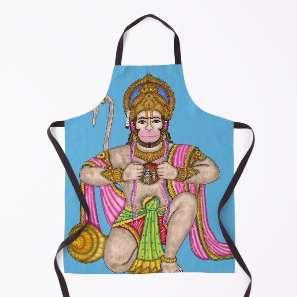 Item preview, Lord Hanuman Artwork | Divine Hindu God Digital Illustration designed and sold by Harshit_Digital_Arts.