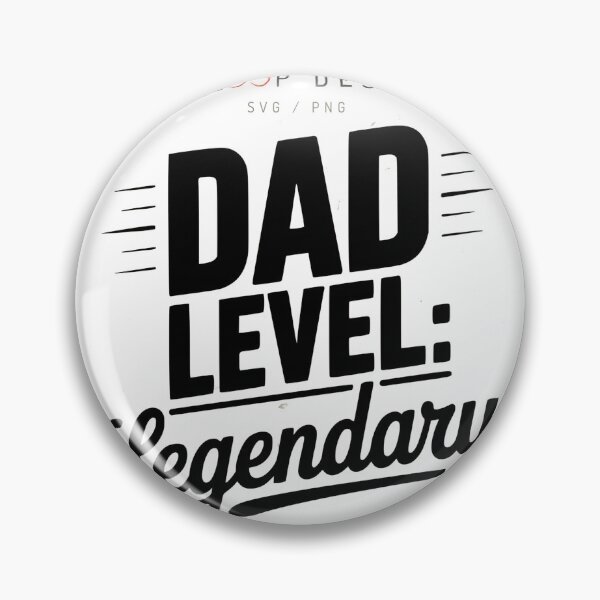 Aperçu de l'œuvre Dad Level: Legendary Vintage Father's Day Design créée et vendue par TODPESIGN.