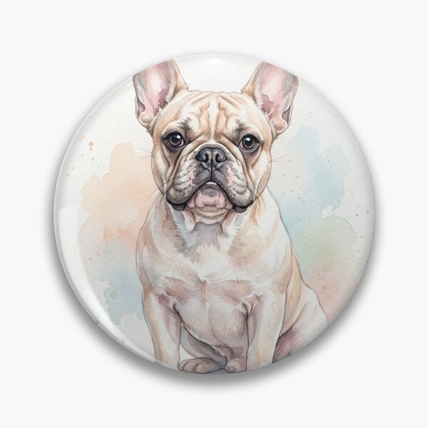 Item preview, French Bulldog Watercolor Portrait Art Print Frenchie Lover Gift designed and sold by PetInkCo.
