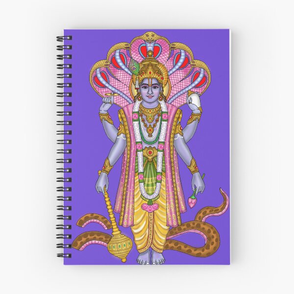 Item preview, Lord Vishnu Artwork | Divine Hindu God Digital Illustration designed and sold by Harshit_Digital_Arts.
