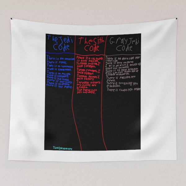 Item preview, The Codes of the Force designed and sold by ThatUnknownOre.