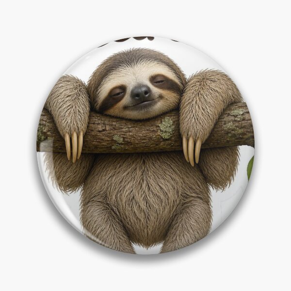Item preview, I Need a Nap – Cute Realistic Sloth Sticker  designed and sold by redblink store.