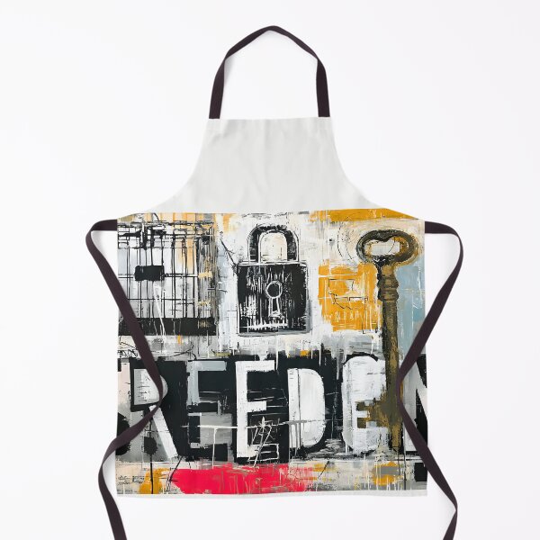 Item preview, Unlocking Freedom Through Color - Symbolic Keys Cages and Bold Expression in Contemporary Urban Art designed and sold by OlfactoART Studio.