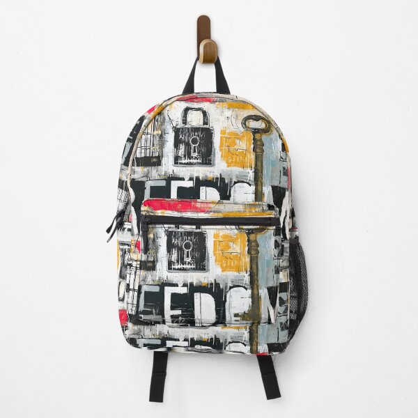 Item preview, Unlocking Freedom Through Color - Symbolic Keys Cages and Bold Expression in Contemporary Urban Art designed and sold by OlfactoART Studio.