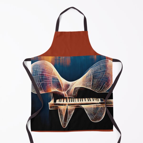 Item preview, Futuristic Architectural Echoes of Sound - Abstract Piano Forms Shaped by Color and Modern Precision designed and sold by OlfactoART Studio.