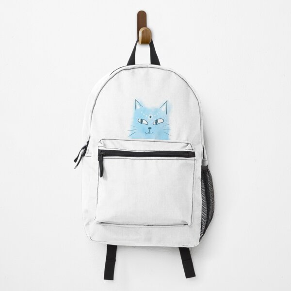 Item preview, Sassy Blue Cat — Quirky Cool Illustration designed and sold by AnnaVikhrArt.