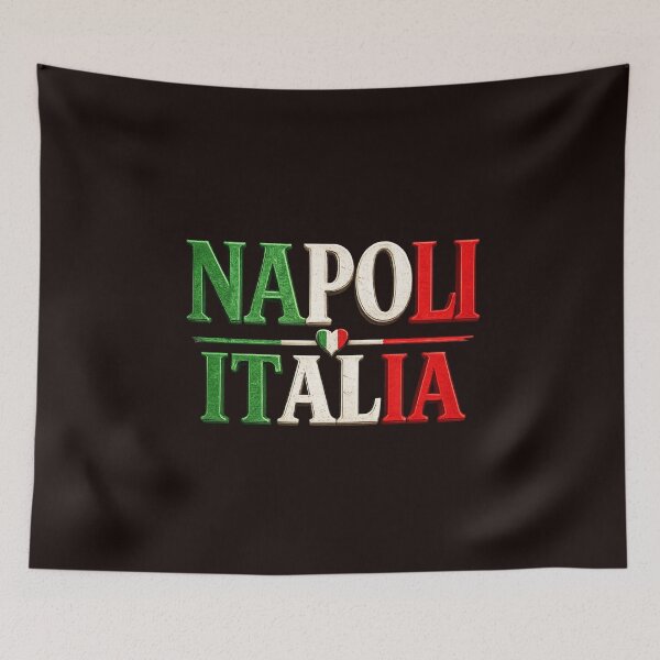 Item preview, Napoli Italia Italian Flag Typography Travel Design designed and sold by NapoliApparel.
