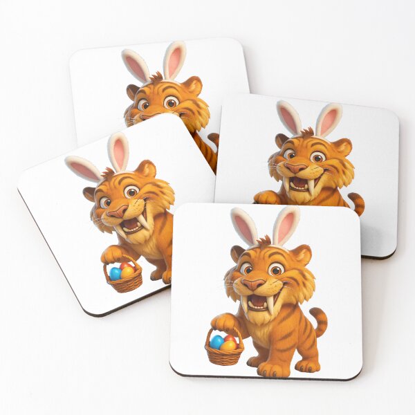 Item preview, Easter Saber-Toothed Tiger designed and sold by Sillytoe.