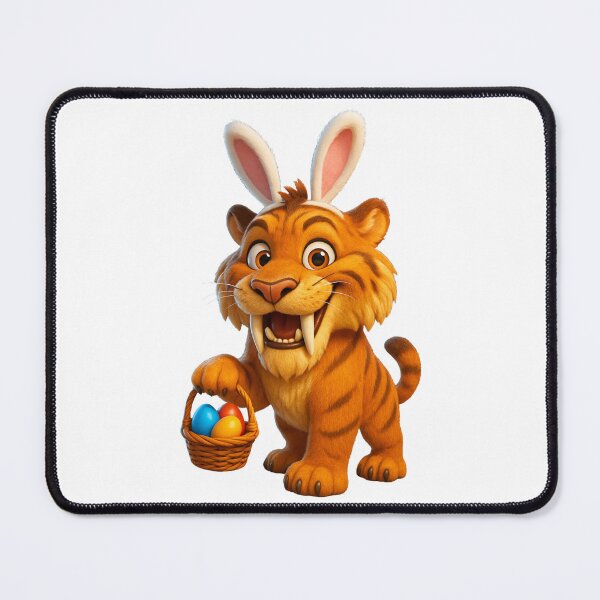 Item preview, Easter Saber-Toothed Tiger designed and sold by Sillytoe.