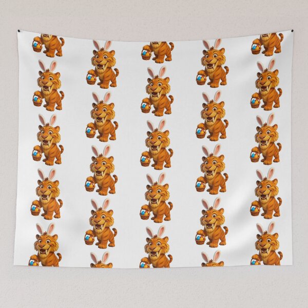 Item preview, Easter Saber-Toothed Tiger designed and sold by Sillytoe.