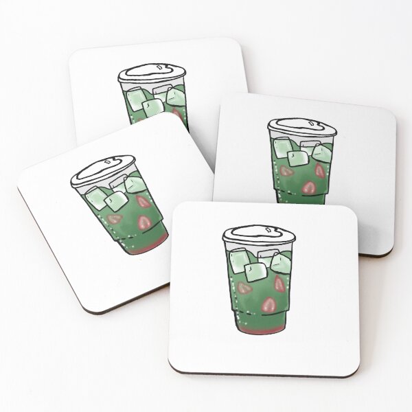 Item preview, Strawberry Iced Matcha designed and sold by SnailTrailCo.