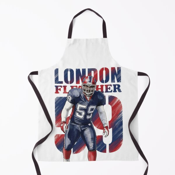 Item preview, ​London Fletcher 59 Retro Buffalo Football Illustration Art designed and sold by Thogan0416.