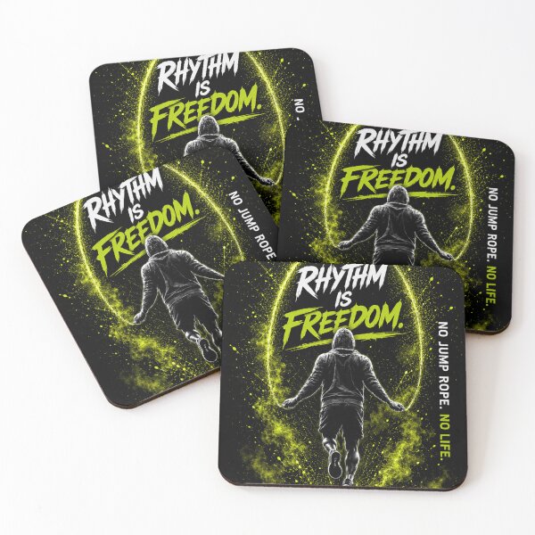 Item preview, Rhythm Is Freedom Jump Rope Design designed and sold by NJRNL Apparel .