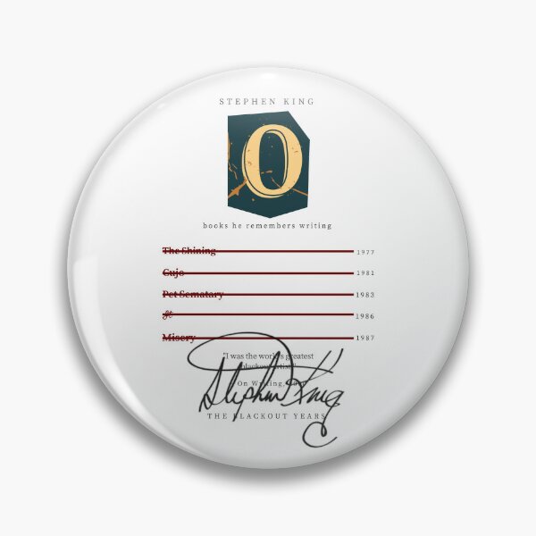Item preview, Stephen King designed and sold by Writer Quotes.