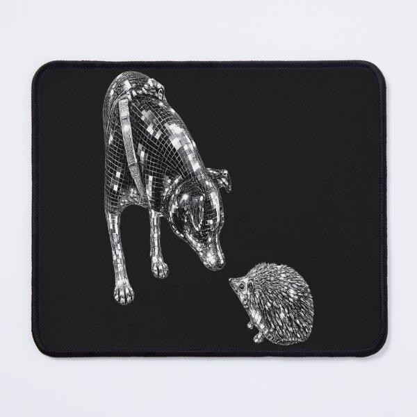 Item preview, Curious Dog Meets Hedgehog designed and sold by CalineczkaArt.