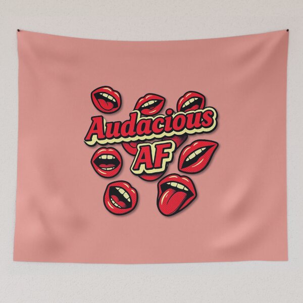 Item preview, Audacious AF Vintage Pop Art Lips Pattern designed and sold by pulse_retail.