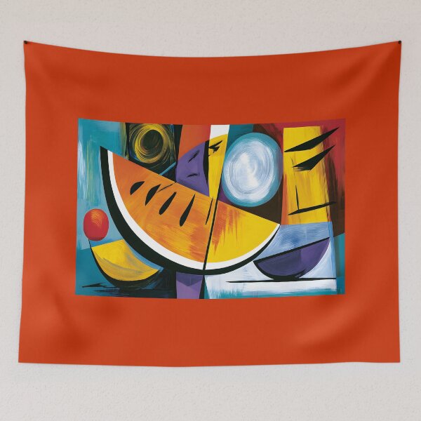 Item preview, Watermelon Pulse in Motion - Vibrant Geometric Fruit Art Filled with Bold Energy and Summer Color designed and sold by OlfactoART Studio.