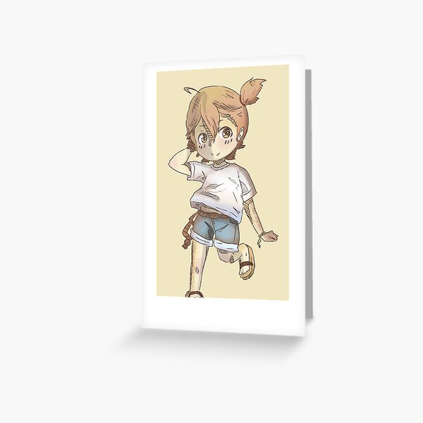 Barakamon Sei Handa and Naru Kotoishi | Greeting Card