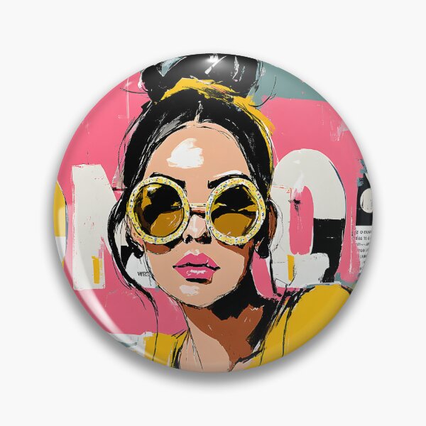 Item preview, London Street Glamour - Fashionable Woman in Sunglasses Against Vibrant Urban Graffiti Energy designed and sold by OlfactoART Studio.
