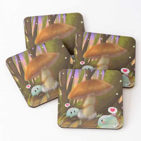 Item preview, Slimes in Love Under Fantasy Mushroom designed and sold by usagidraconis.