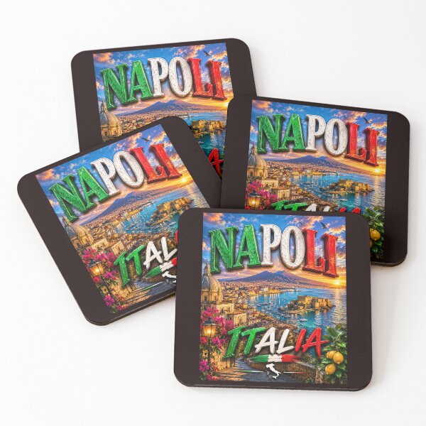 Item preview, Napoli Italia Italian Flag Typography Travel Design Napoli background designed and sold by NapoliApparel.