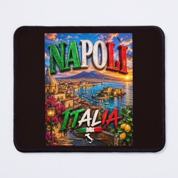 Item preview, Napoli Italia Italian Flag Typography Travel Design Napoli background designed and sold by NapoliApparel.