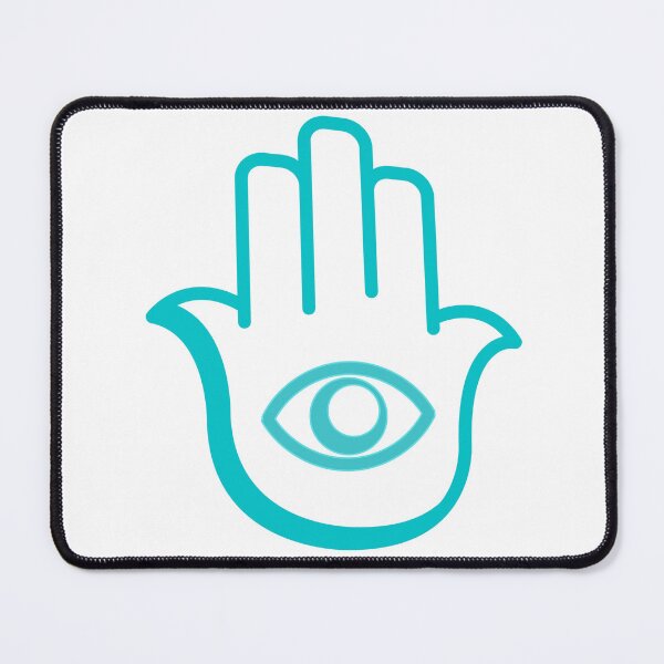 Item preview, Hamsa Hand Evil Eye Protection | Jewish Spiritual Symbol | Light Blue  designed and sold by That-Jewy-Shop.