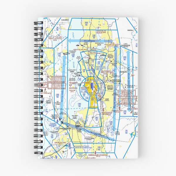 Item preview, Seattle-Tacoma International Airport Flyway Planning Chart designed and sold by LAPilotGirl.