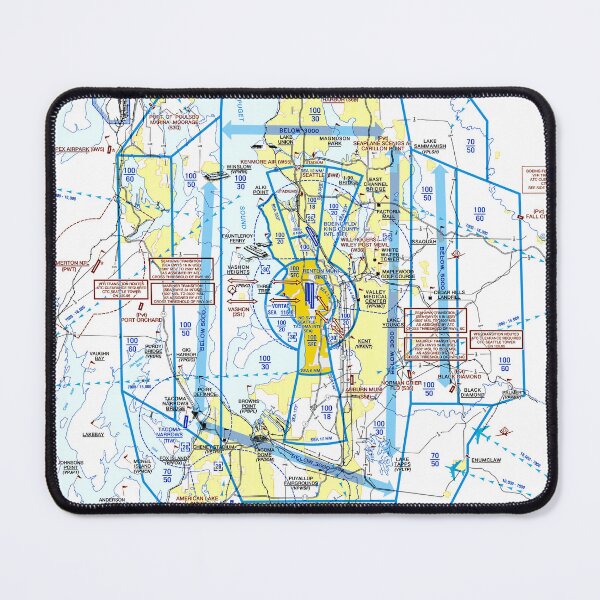 Item preview, Seattle-Tacoma International Airport Flyway Planning Chart designed and sold by LAPilotGirl.