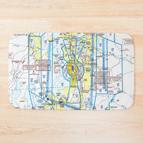 Item preview, Seattle-Tacoma International Airport Flyway Planning Chart designed and sold by LAPilotGirl.