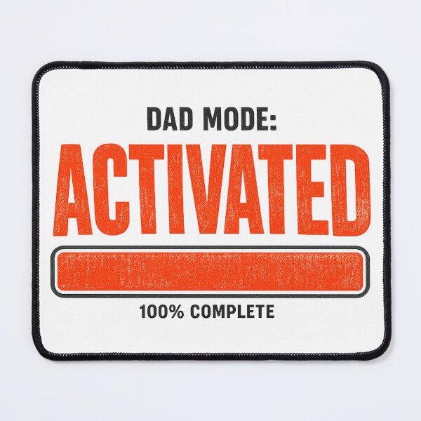 Item preview, Dad Mode Activated Loading Bar Funny Father's Day Shirt designed and sold by Cool-M-Apparel.