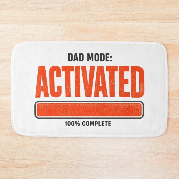 Item preview, Dad Mode Activated Loading Bar Funny Father's Day Shirt designed and sold by Cool-M-Apparel.