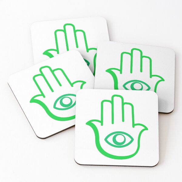 Item preview, Hamsa Hand Evil Eye Protection | Jewish Spiritual Symbol | Green designed and sold by That-Jewy-Shop.