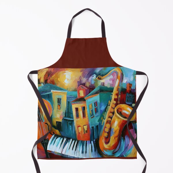 Item preview, Jazz Nights in New Orleans - Saxophone Rhythm Colorful Streets and the Soul of Live Music designed and sold by OlfactoART Studio.