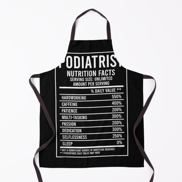 Item preview, Podiatrist Nutrition Facts Podiatry designed and sold by goombi-creative.