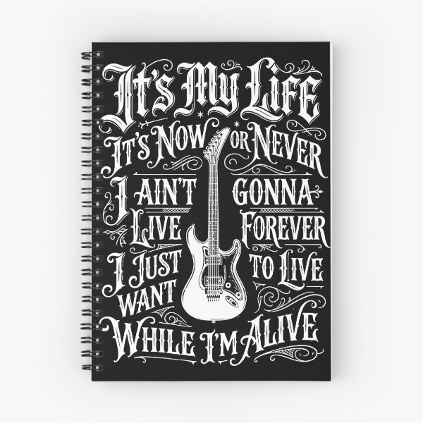 Item preview, Its My Life Bold Motivational Typography Design designed and sold by mazyoy.