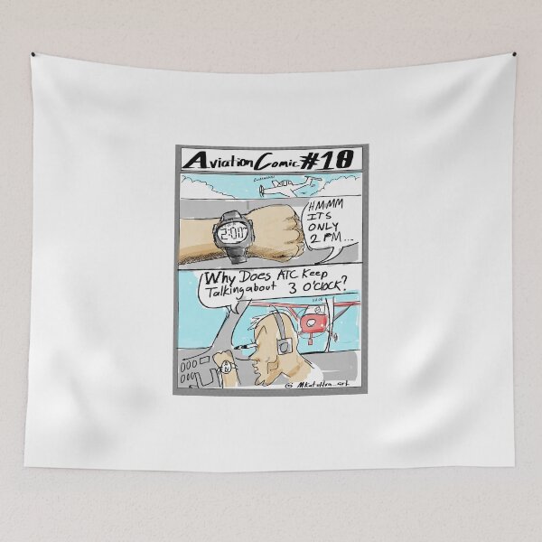 Item preview, Aviation comic 10! traffic at 3 o'clock! designed and sold by Mkatultra_art.