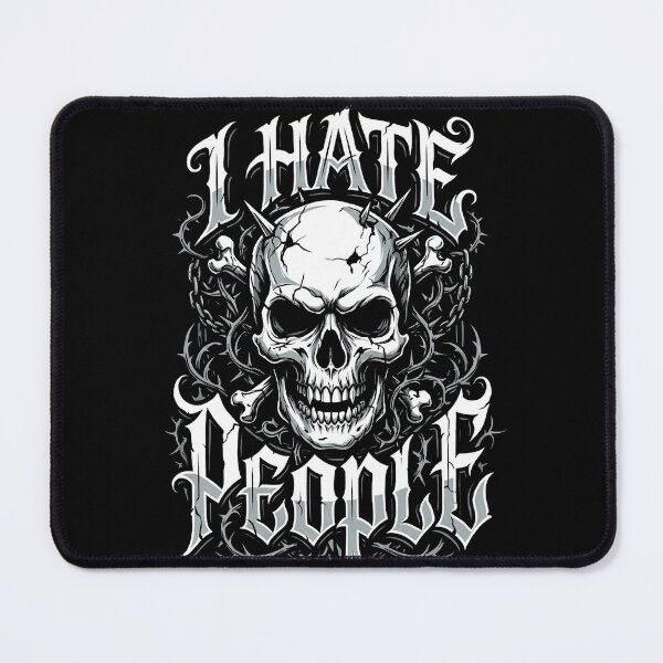 Item preview, I Hate People Typography Streetwear Design designed and sold by mazyoy.