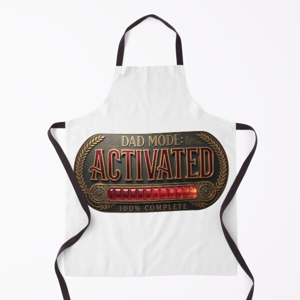 Item preview, Dad Mode Activated Funny Loading Bar Typography Tee designed and sold by Cool-M-Apparel.