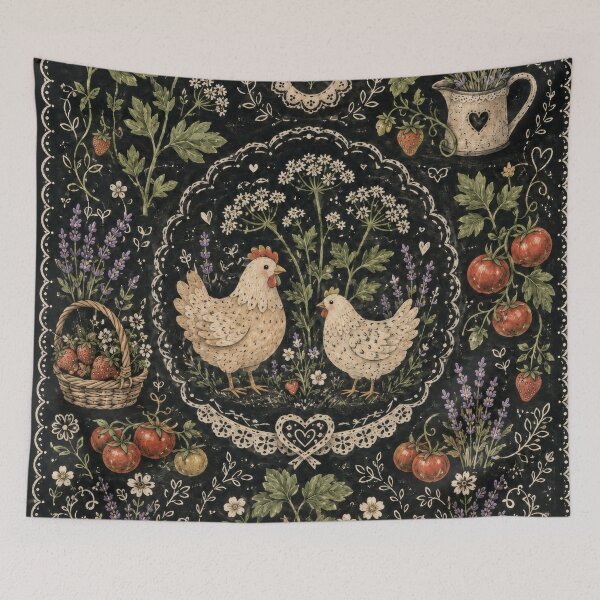 Item preview, Cottagecore Chicken Farmhouse Sweetness designed and sold by scicilysimonee.