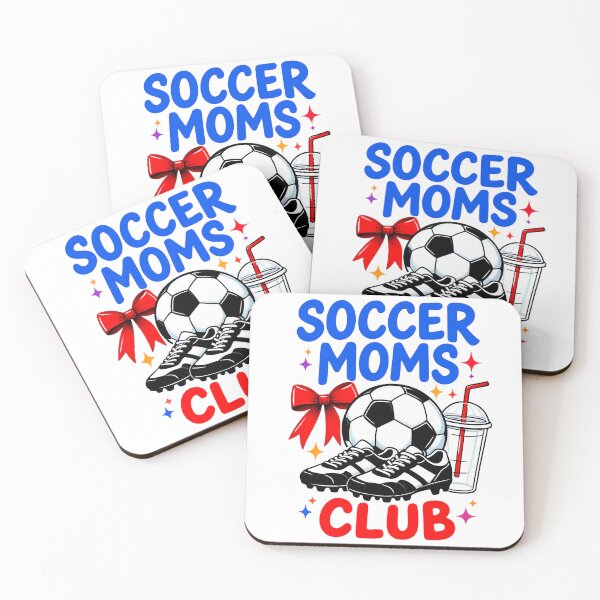 Item preview, Soccer Moms Club Cute Soccer Ball Bow And Game Day Drink Sports Mom designed and sold by CutOutIdols.