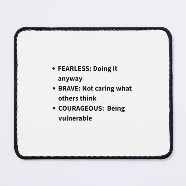 Item preview, Fearless, Brave, Courageous designed and sold by Nene Bird Designs.