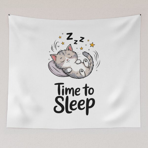 Item preview, Sleeping Like a Cat Funny Sleep Lover Cat T-Shirt designed and sold by artetotal.